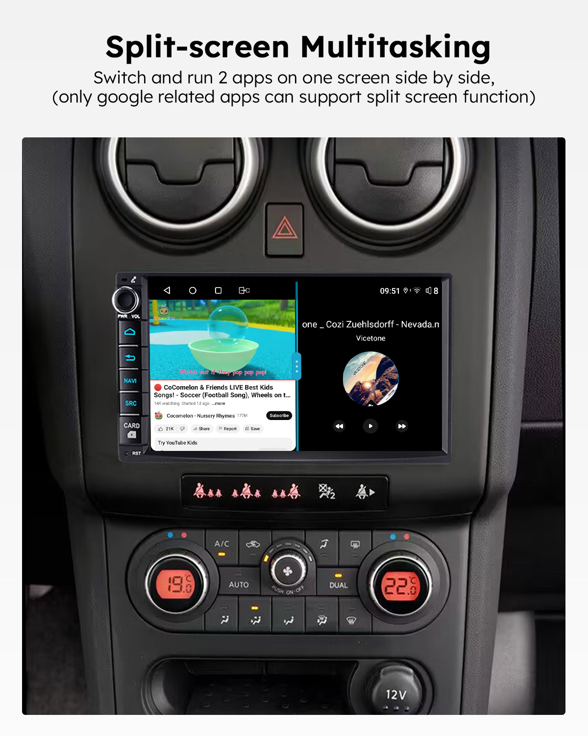 7 Inch Double 2 Din Android 12 Radio 